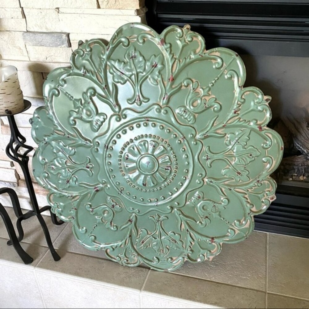 27” Medallion Wall Decor 27” W x 1 1/4” D x 27” H